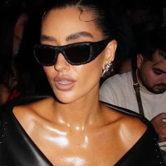 Bottega Veneta BV1303S 007 Sunglasses Brown Square Frame, Brown Lenses main image 5